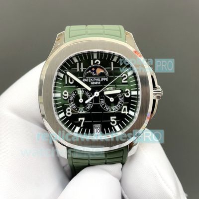 3KF 1:1 Clone Patek Philippe 5261R Aquanaut Luce Green Annual Calendar Watch 